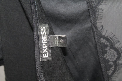 Women's Express Black Crop Top Size XS
