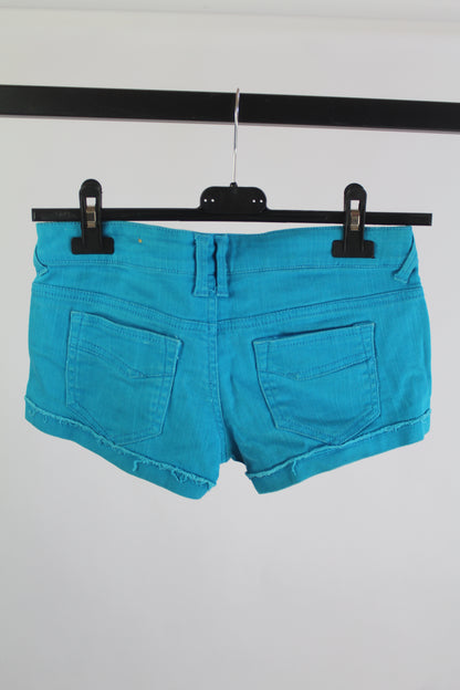 Y2K Mossimo Supply Co Teal Mini Shorts Women's Size 1