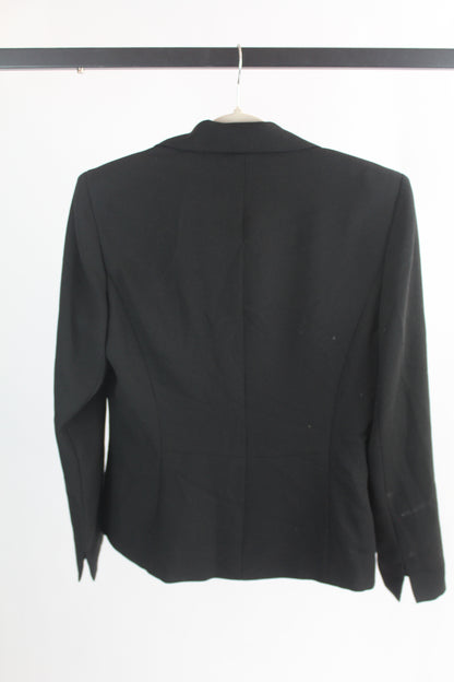 Women's Vintage Black Padded Blazer Rena Rowan Size 8