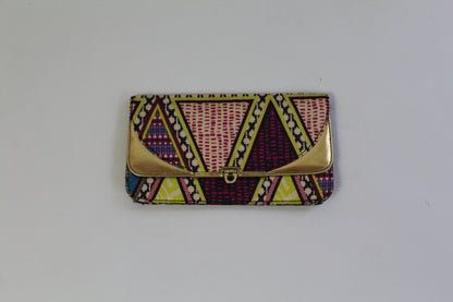 HM Yellow Patterned Clutch