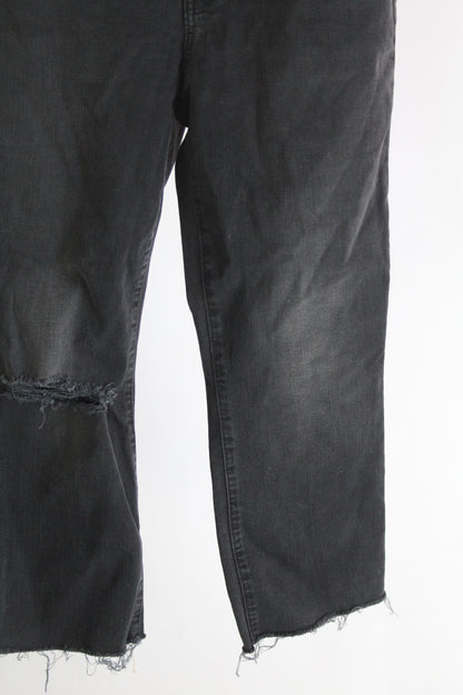 Lucky Brand Stretch Black BootCut Dark Wash Denim Size 6