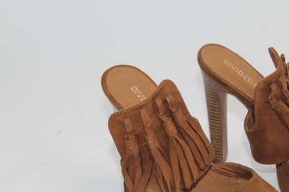 Women's Brown Suede Heels Size 37