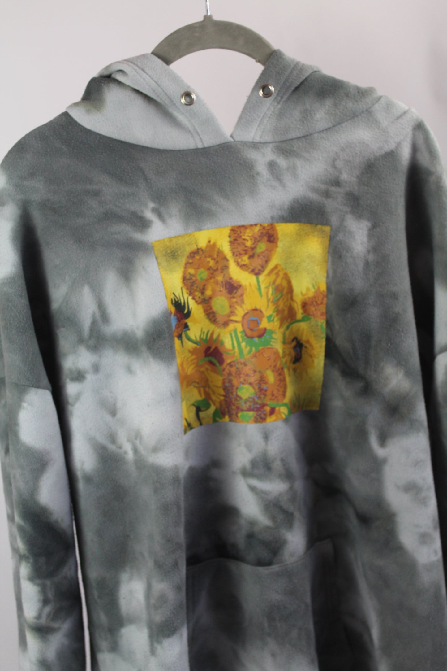 Oversized Hoodie with Design Size Large