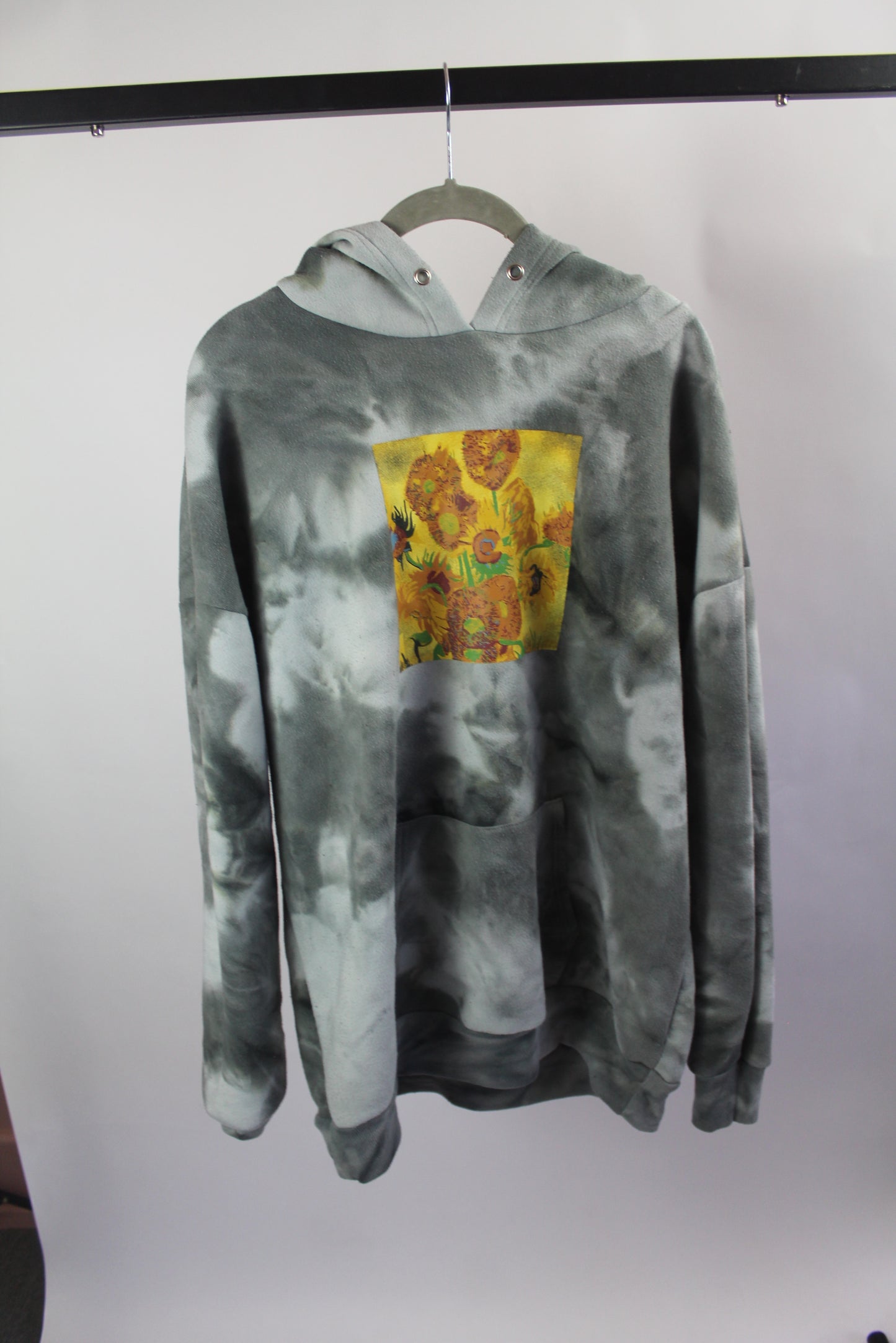 Oversized Hoodie with Design Size Large