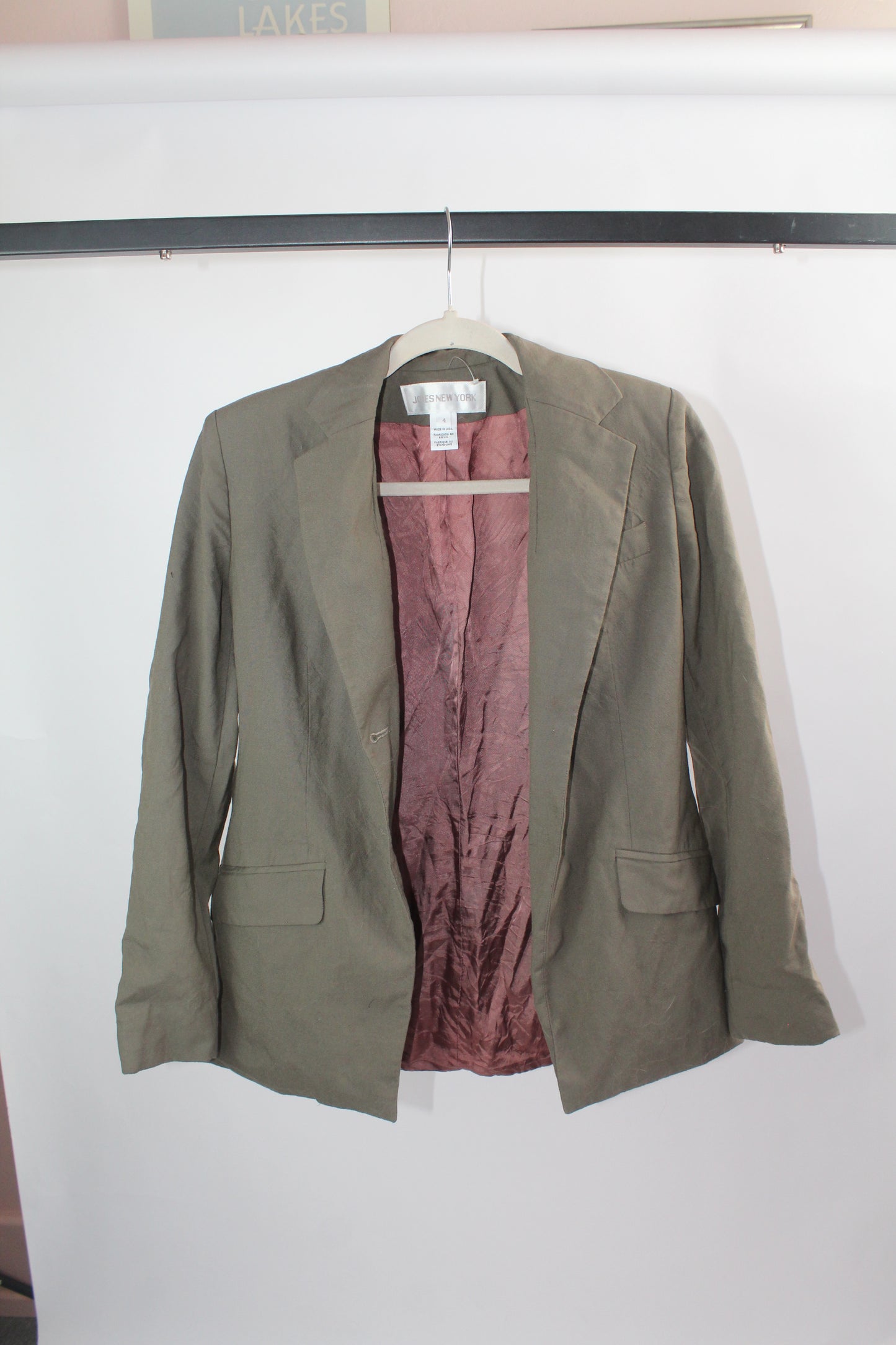 Women's Vintage Jones New York Blazer Size 4
