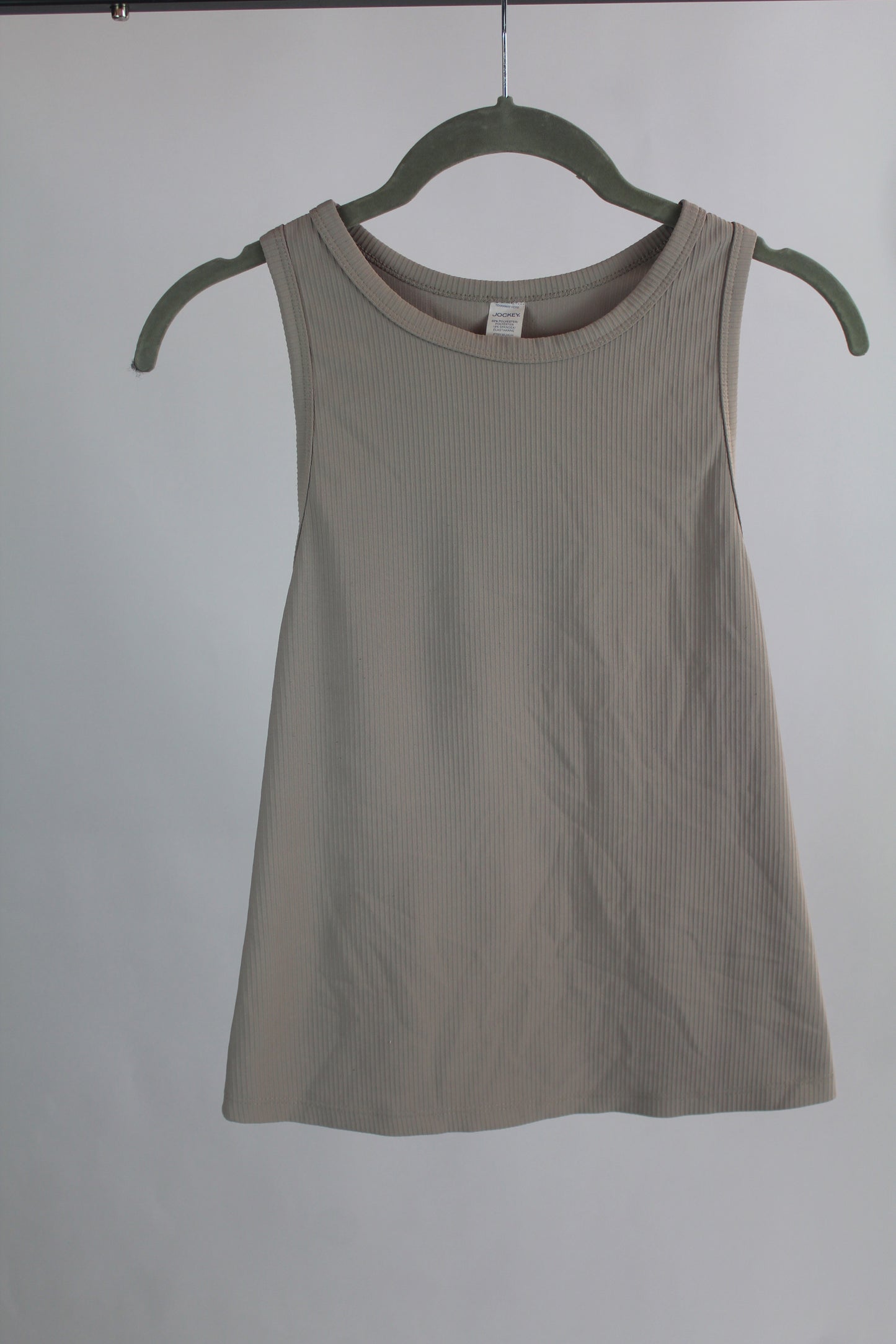 Women's Athletic Jockey Tan Top Size Medium