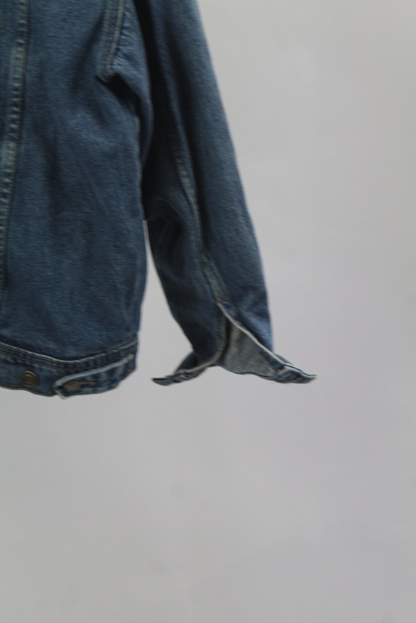 Women's Vintage Denim Jacket Sized Medium Oversized Fit