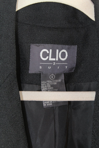 Women's Black Vintage Suit Blazer Size 6