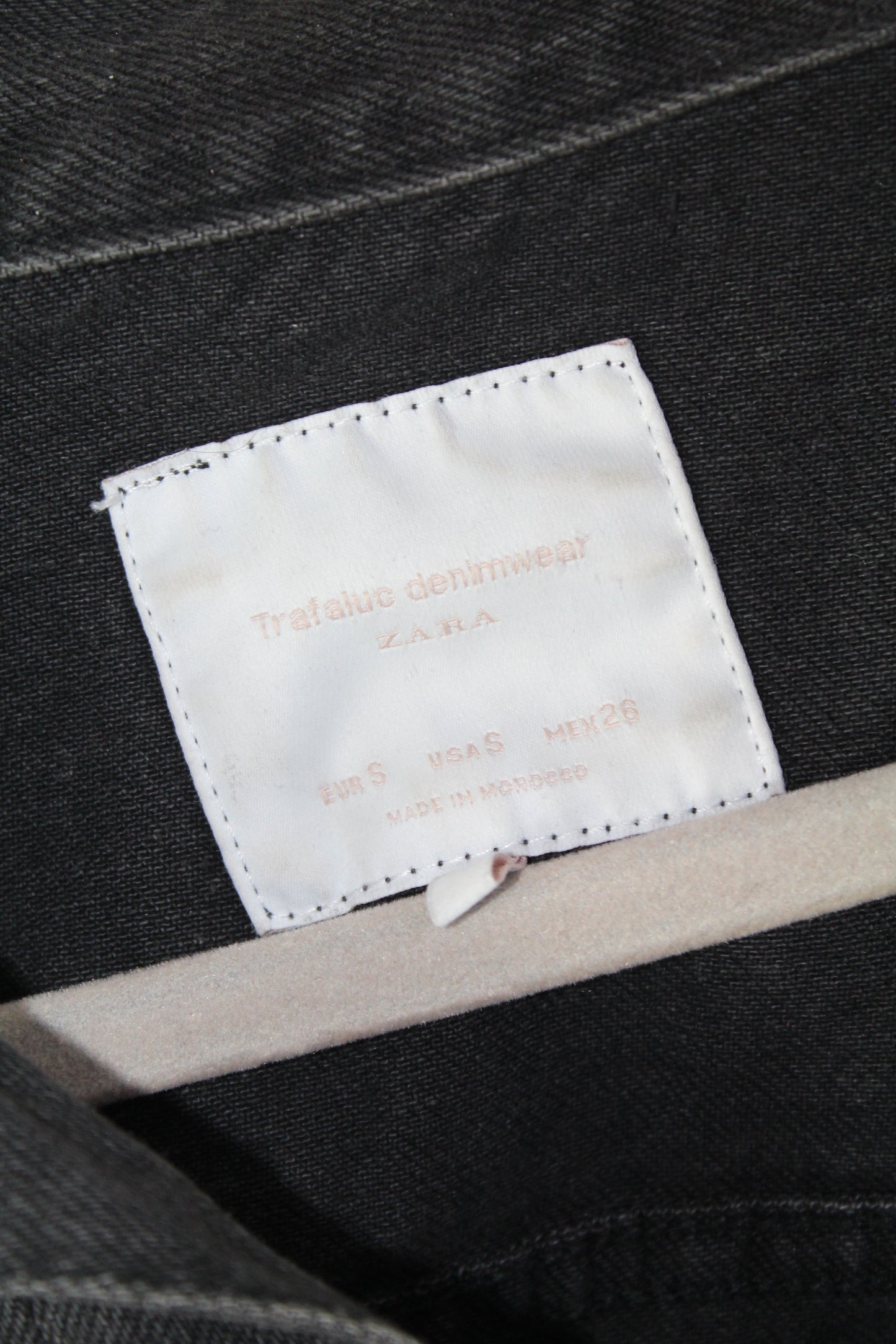 Women's Zara Trafaluc Denim Distressed Jacket Size Small