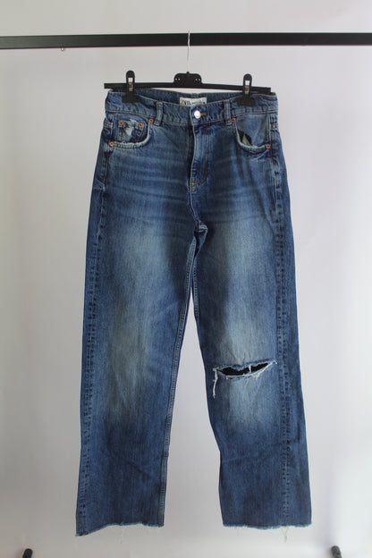 Zara Women's Flared Denim Size 4