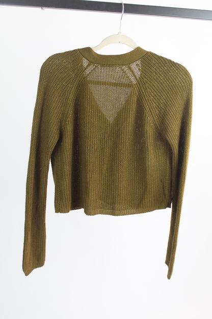 Women's Green Cardigan Size Medium