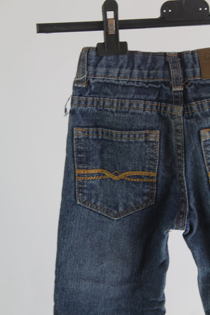 Boys Dark Wash Gioberto Jeans Size 4