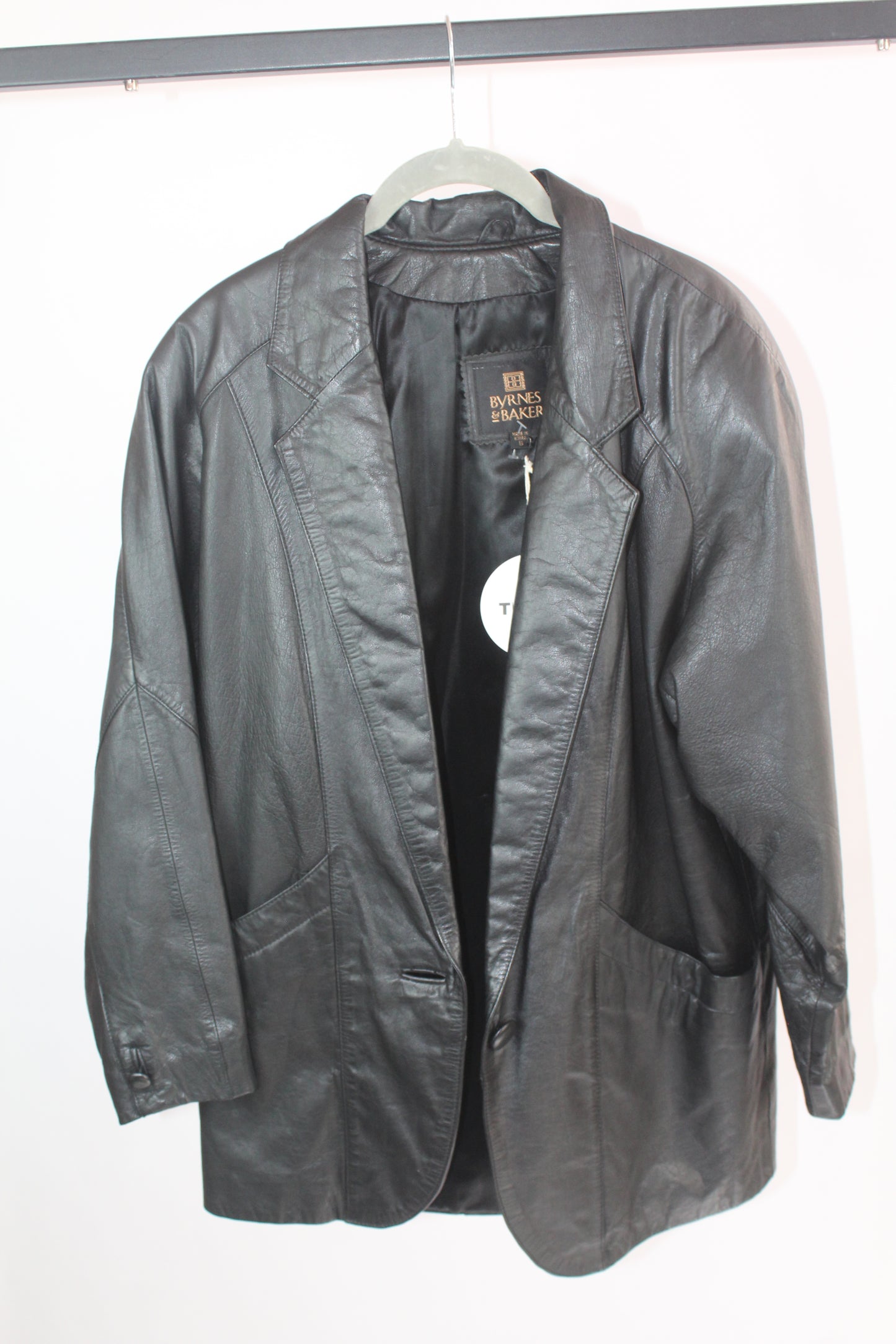 Women's Byrnes and Blaker Vintage Leather Blazer Size XS