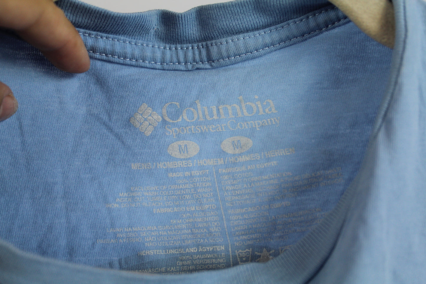 Men's Columbia Blue Top Size Small
