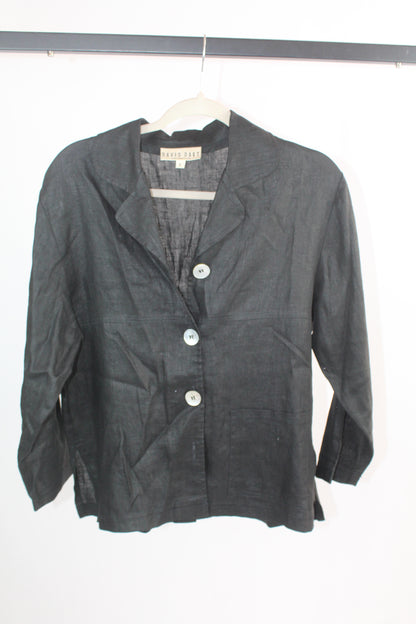 Women's Vintage David Bart Petite Black Long Sleeve