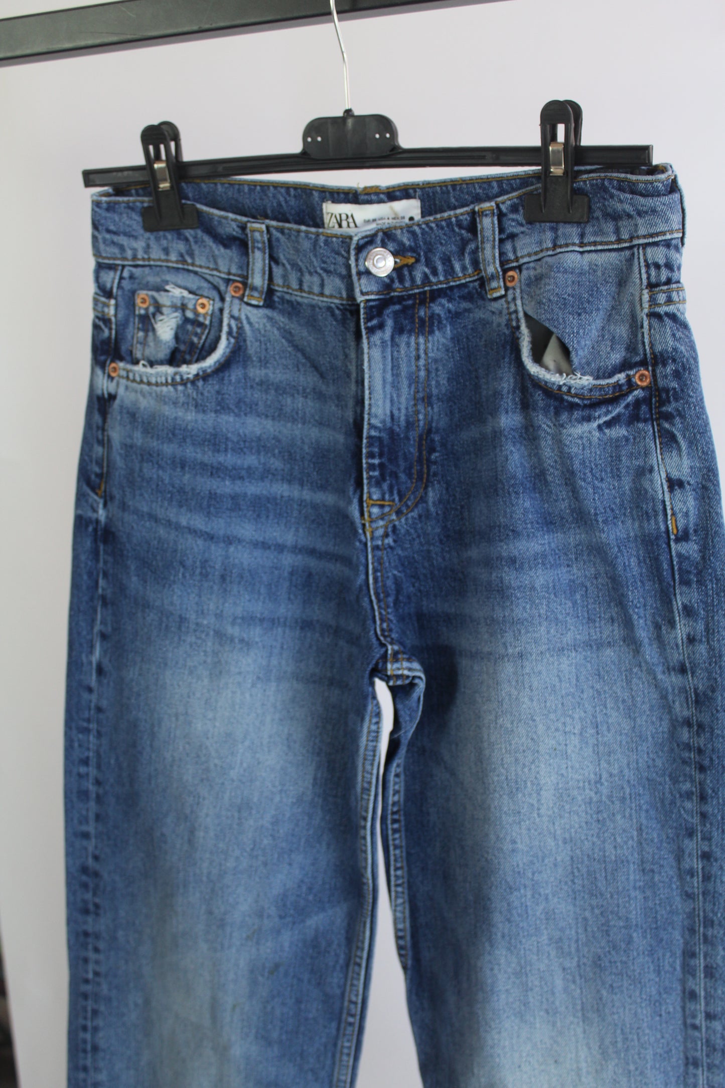 Zara Women's Flared Denim Size 4
