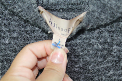 Women's Grey Philosophy Sweater Size Large