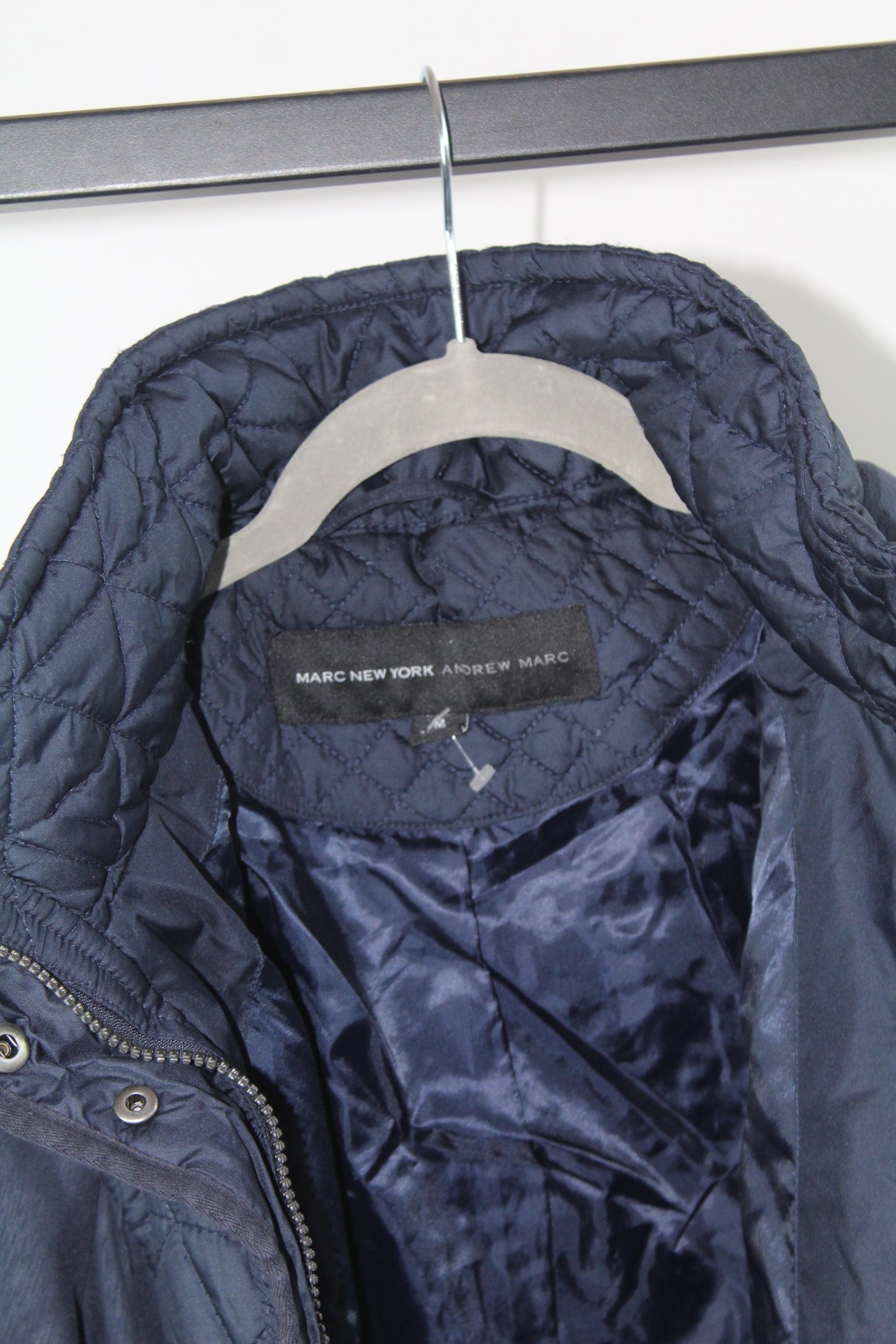 Women's Blue Puffer Jacket Marc Jacobs Size Medium