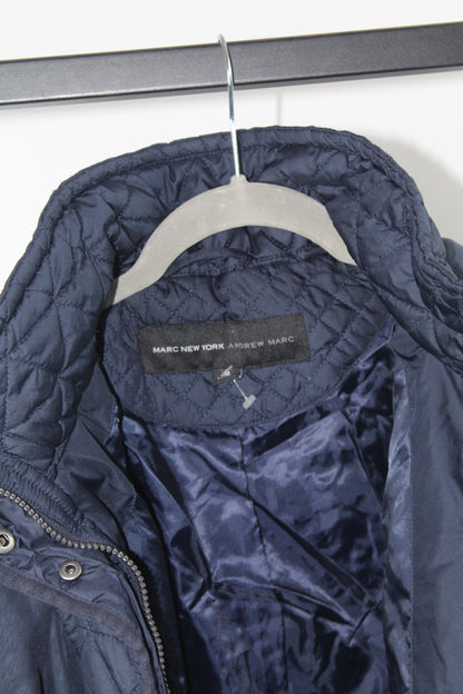 Women's Blue Puffer Jacket Marc Jacobs Size Medium