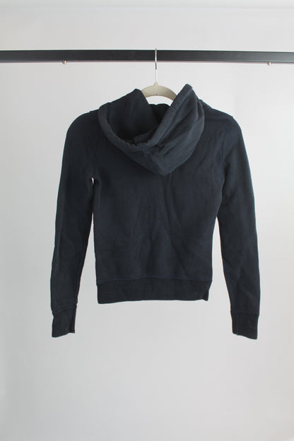 Women's Vintage Abercrombie & Fitch Blue Hoodie Size Medium
