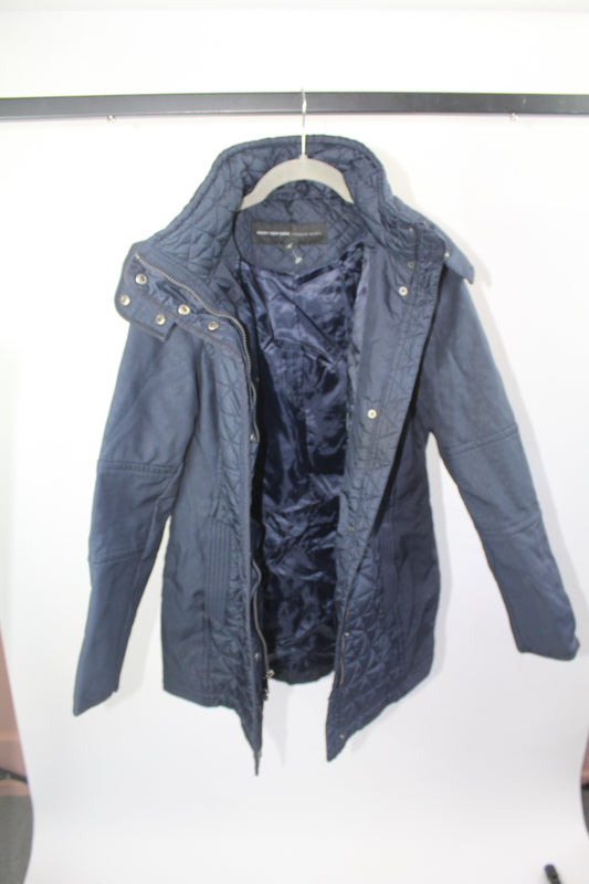 Women's Blue Puffer Jacket Marc Jacobs Size Medium