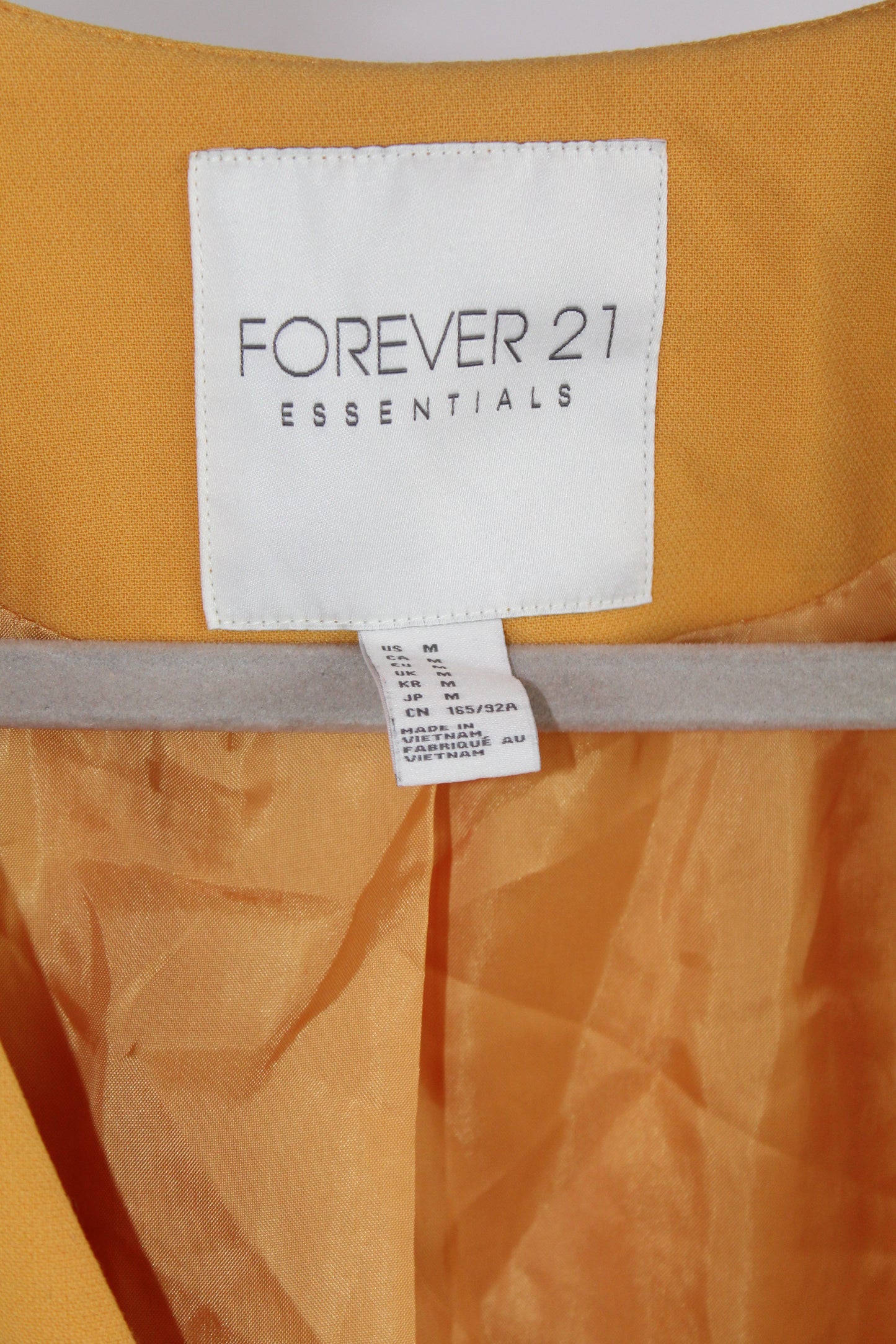 Women's Forever 21 Yellow Blazer Size Medium