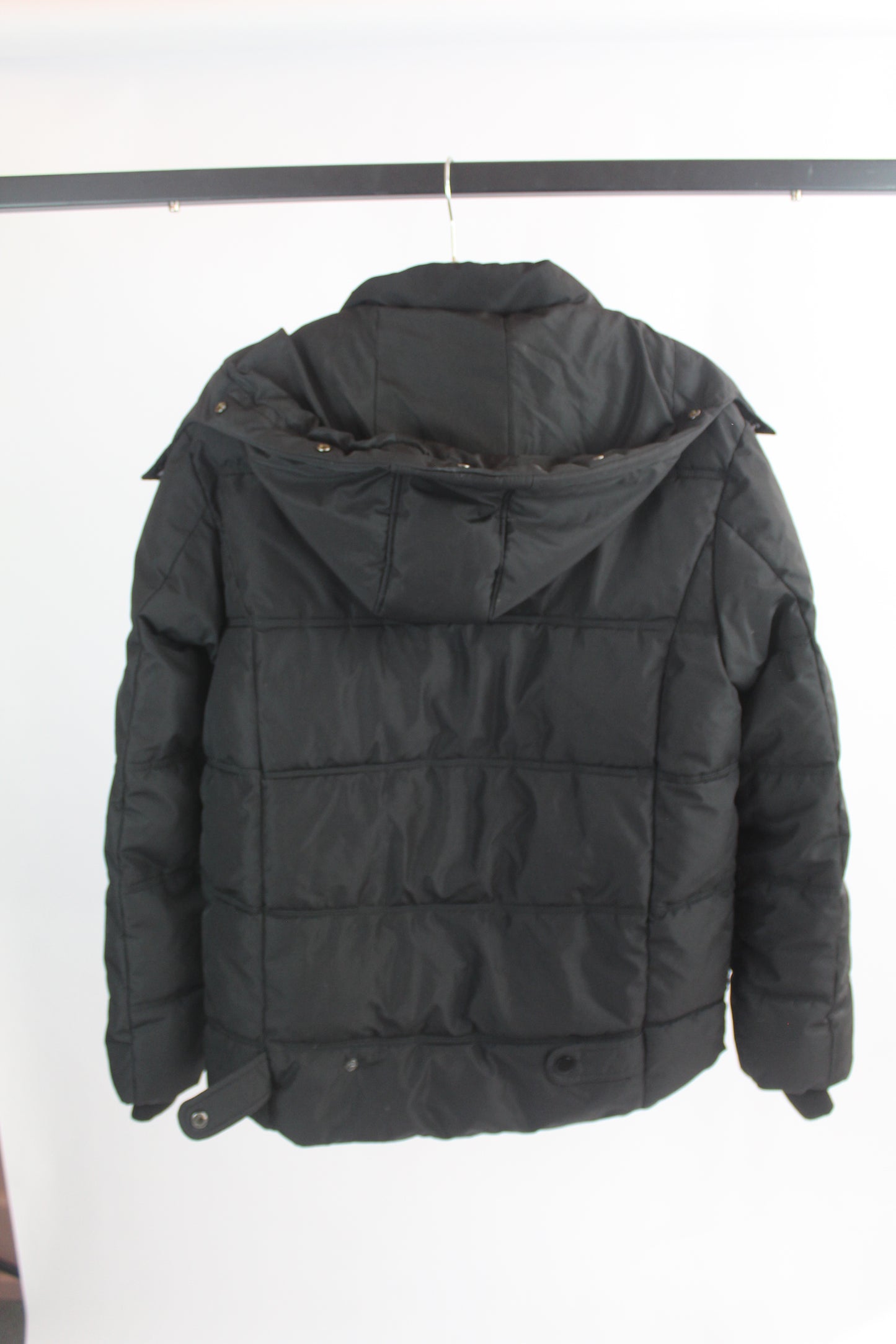 Women's Black Puffer Jacket Size Small Brand Wantdo