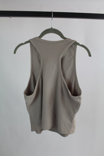 Women's Athletic Jockey Tan Top Size Medium