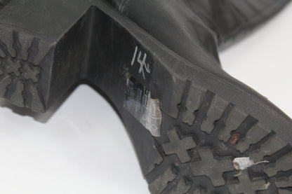 Women's Black Chunk Boots Size 38