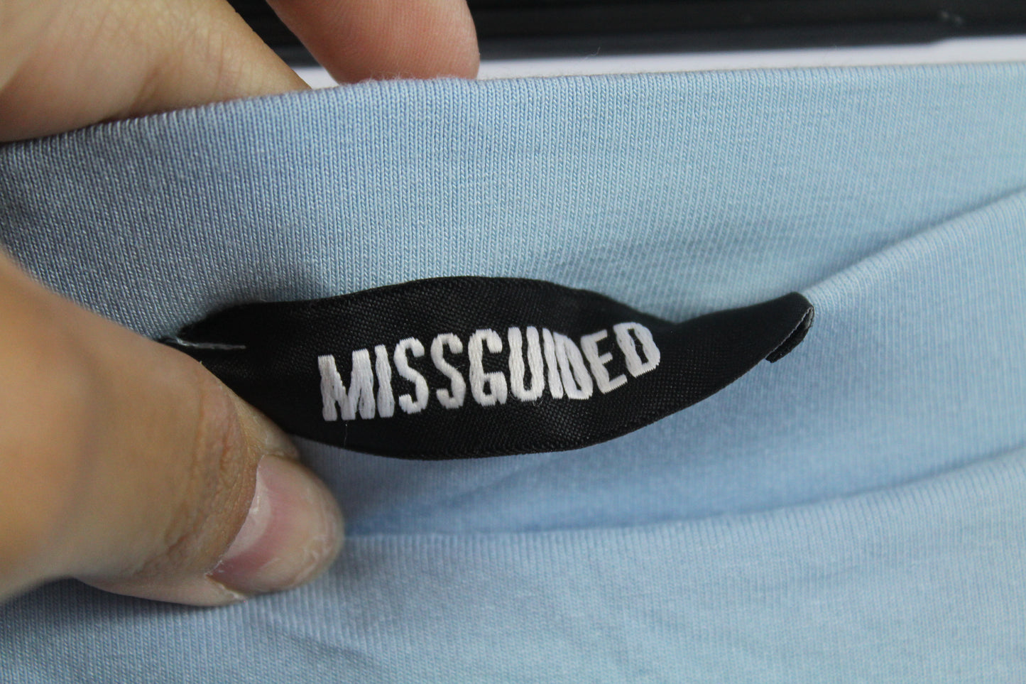 Women's Missguided Light Blue Pencil Skirt Size 4