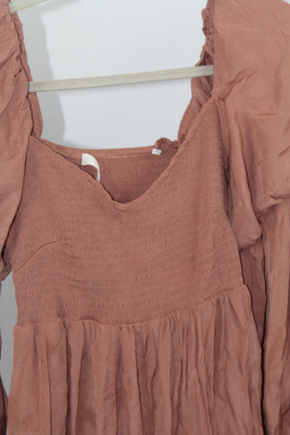 Women's Mustard Seed Skort Dress Salmon Pink Size Medium