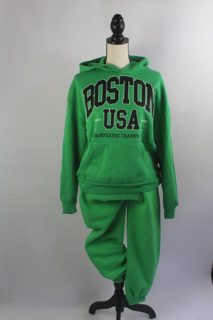 Green Refuge Women's Lounge Set Size Medium