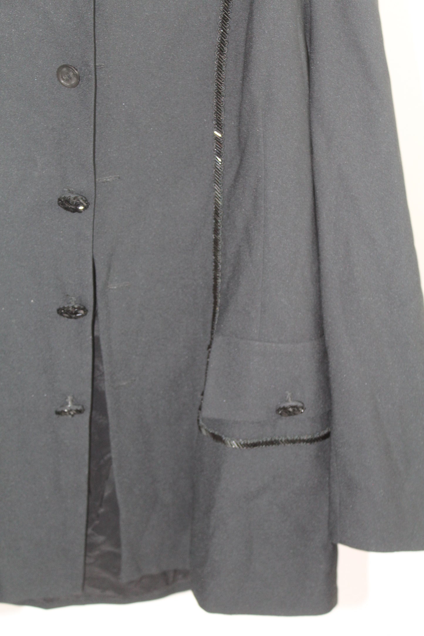 Women's Vintage Black Suit Top Size 18