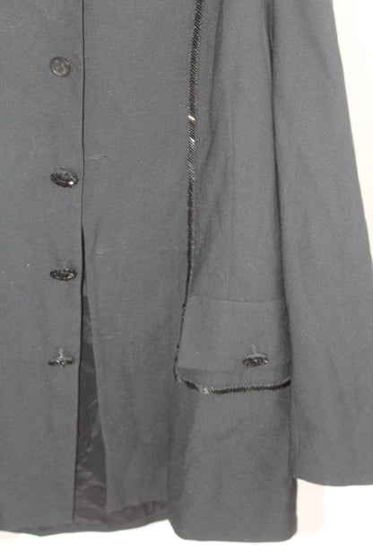 Women's Vintage Black Suit Top Size 18