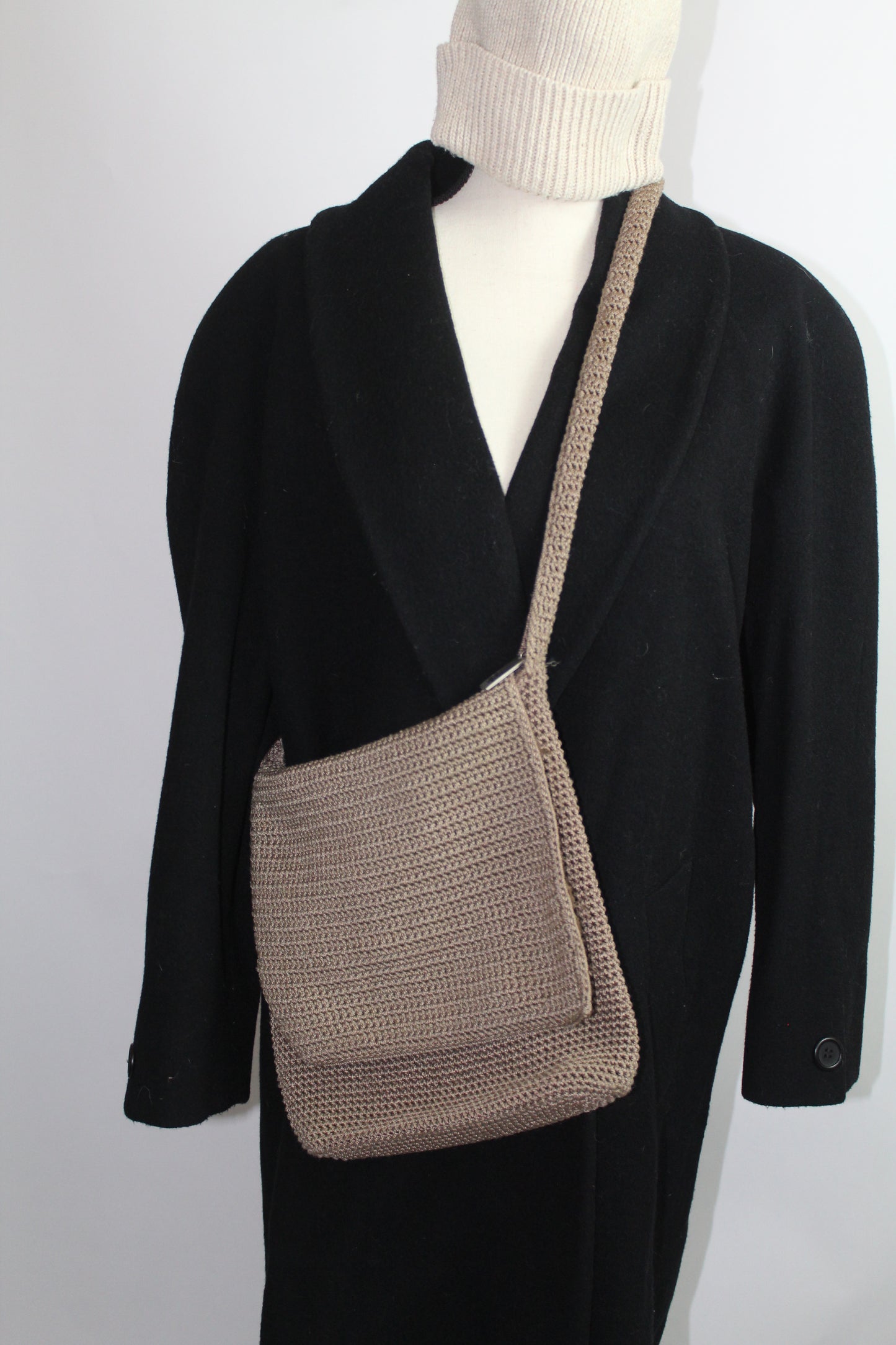 Women’s The Sak Tan Hand-Crocheted Shoulder Bag – One Size