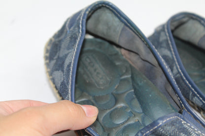 Women's Blue Coach Shoes Size 7