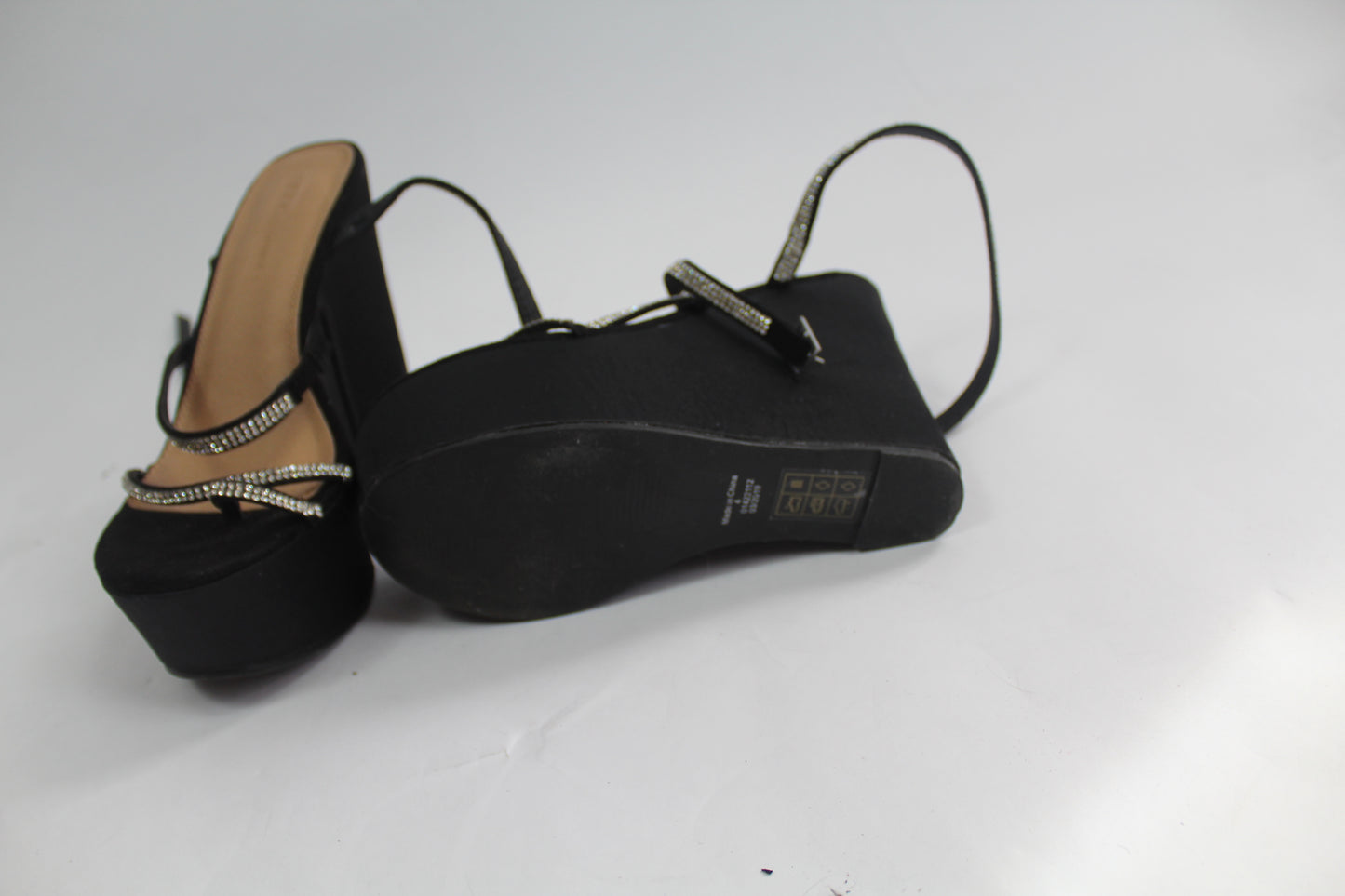 Women's Black Asos Formal Wedges Size 4 - Sold As Is