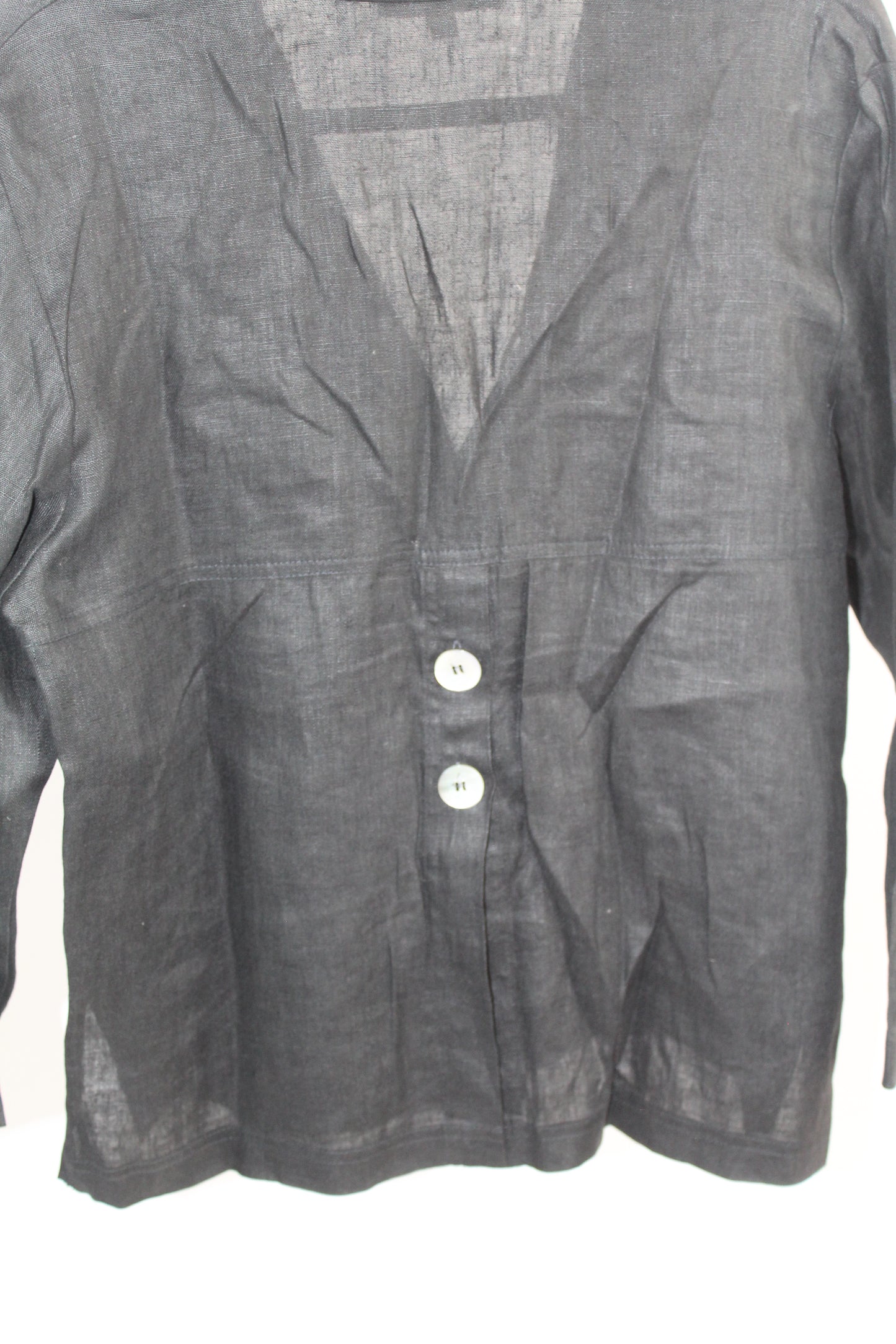 Women's Vintage David Bart Petite Black Long Sleeve