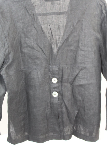 Women's Vintage David Bart Petite Black Long Sleeve