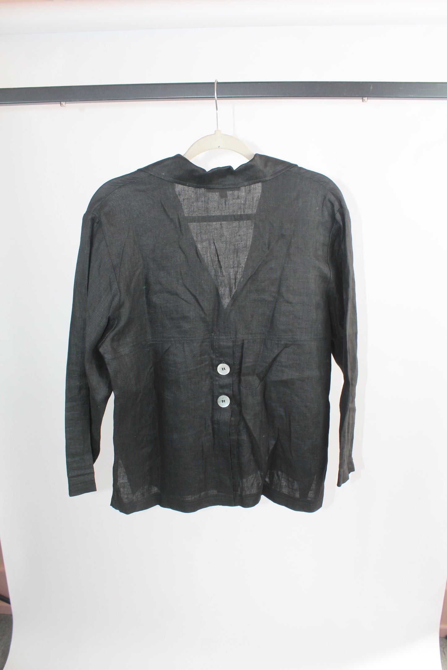 Women's Vintage David Bart Petite Black Long Sleeve