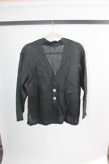 Women's Vintage David Bart Petite Black Long Sleeve