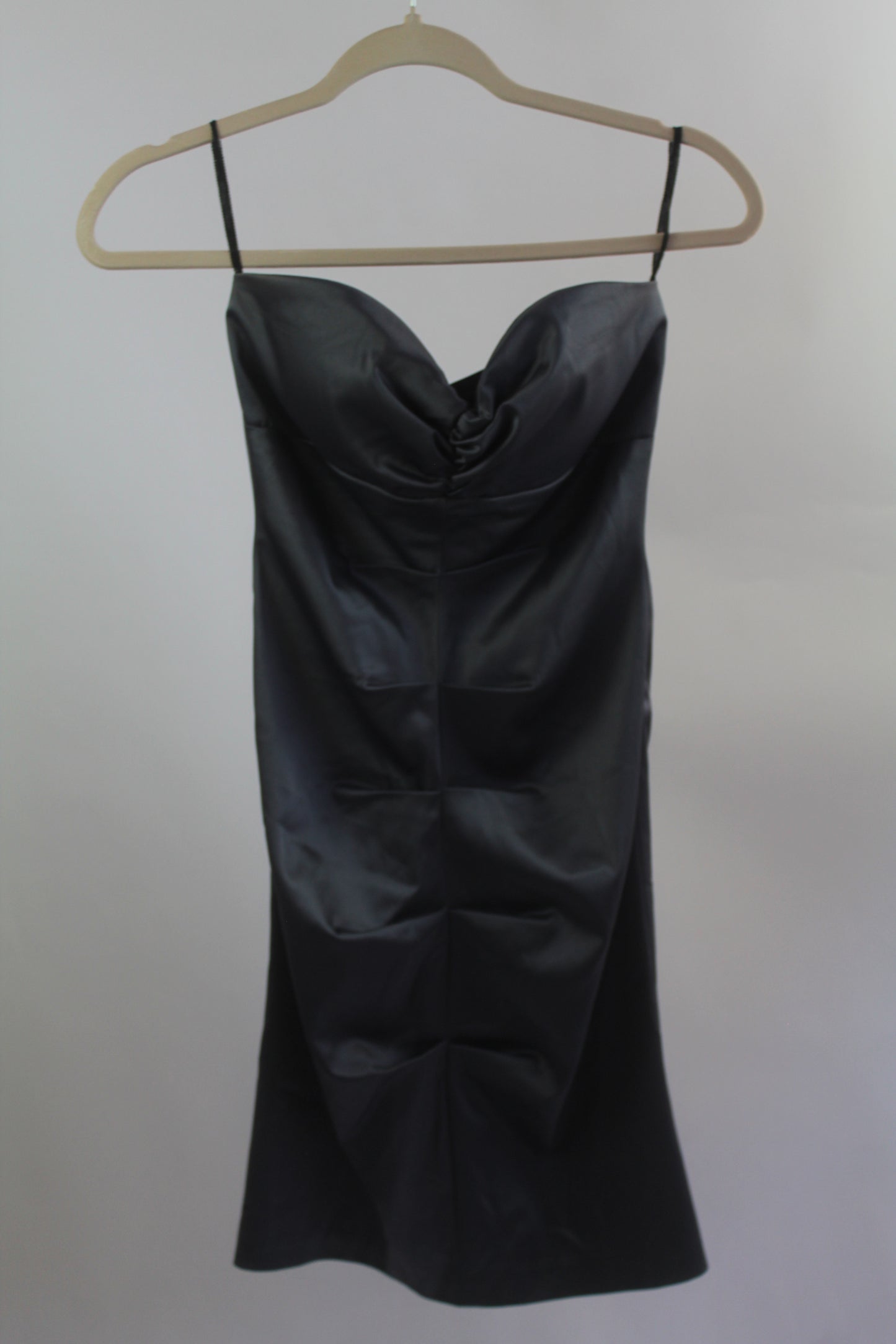 Prom Silk Silver Bodycon Jump Apparel Size 3/4