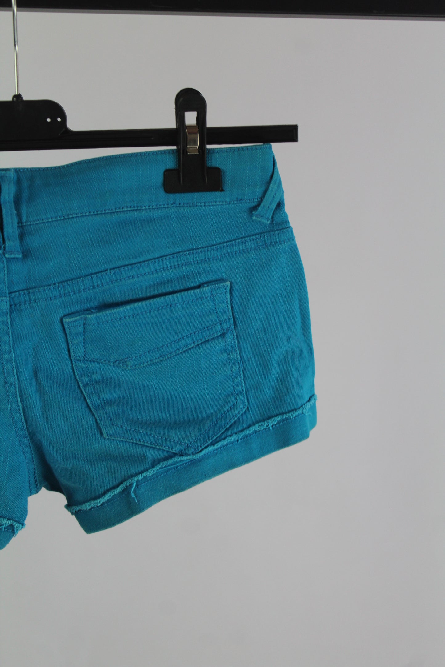 Y2K Mossimo Supply Co Teal Mini Shorts Women's Size 1
