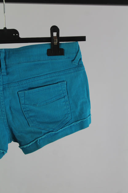 Y2K Mossimo Supply Co Teal Mini Shorts Women's Size 1