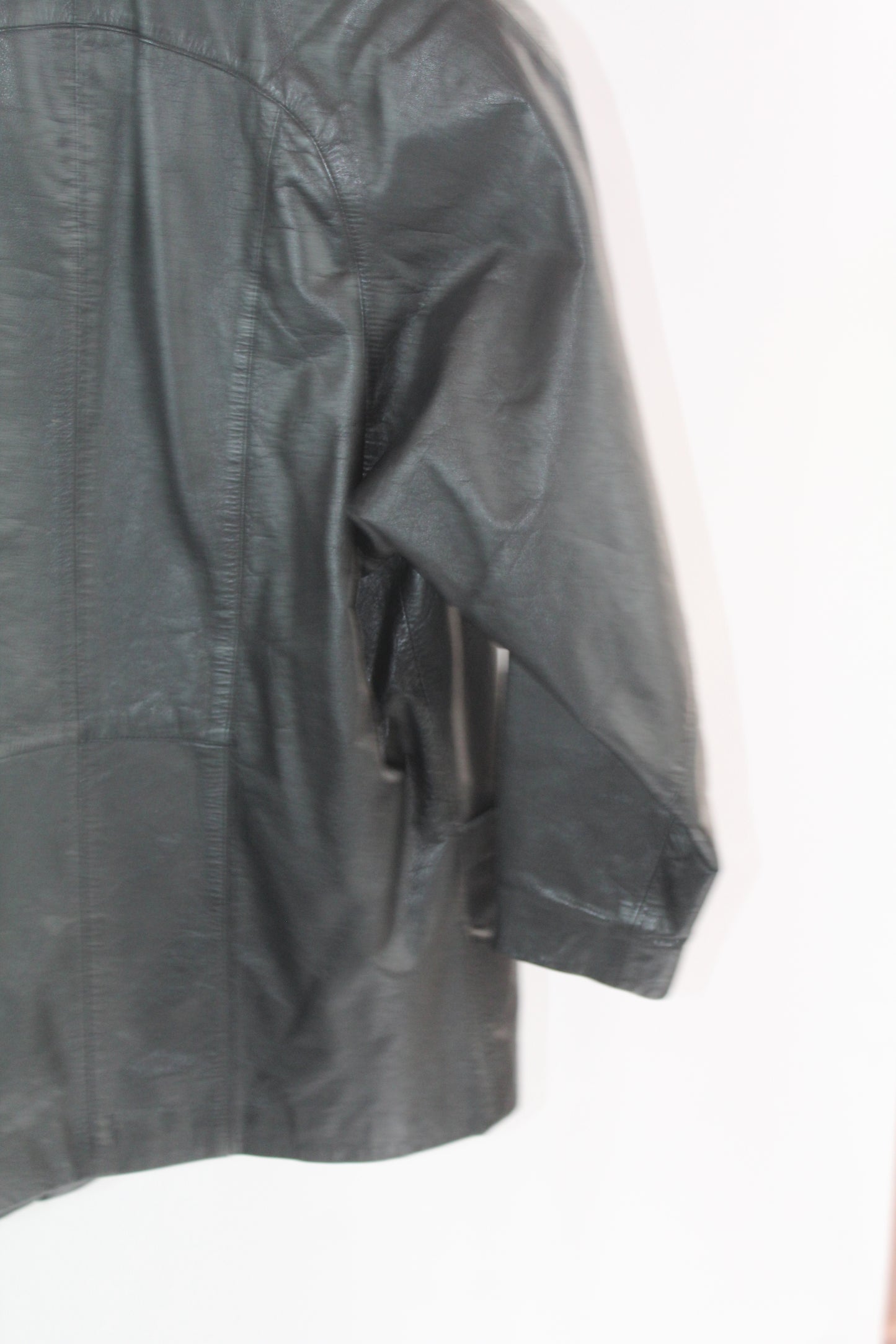 Women's Byrnes and Blaker Vintage Leather Blazer Size XS