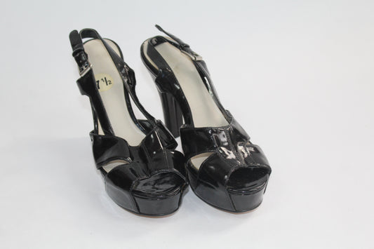 Women's Black Nine West Heels Size 7.5