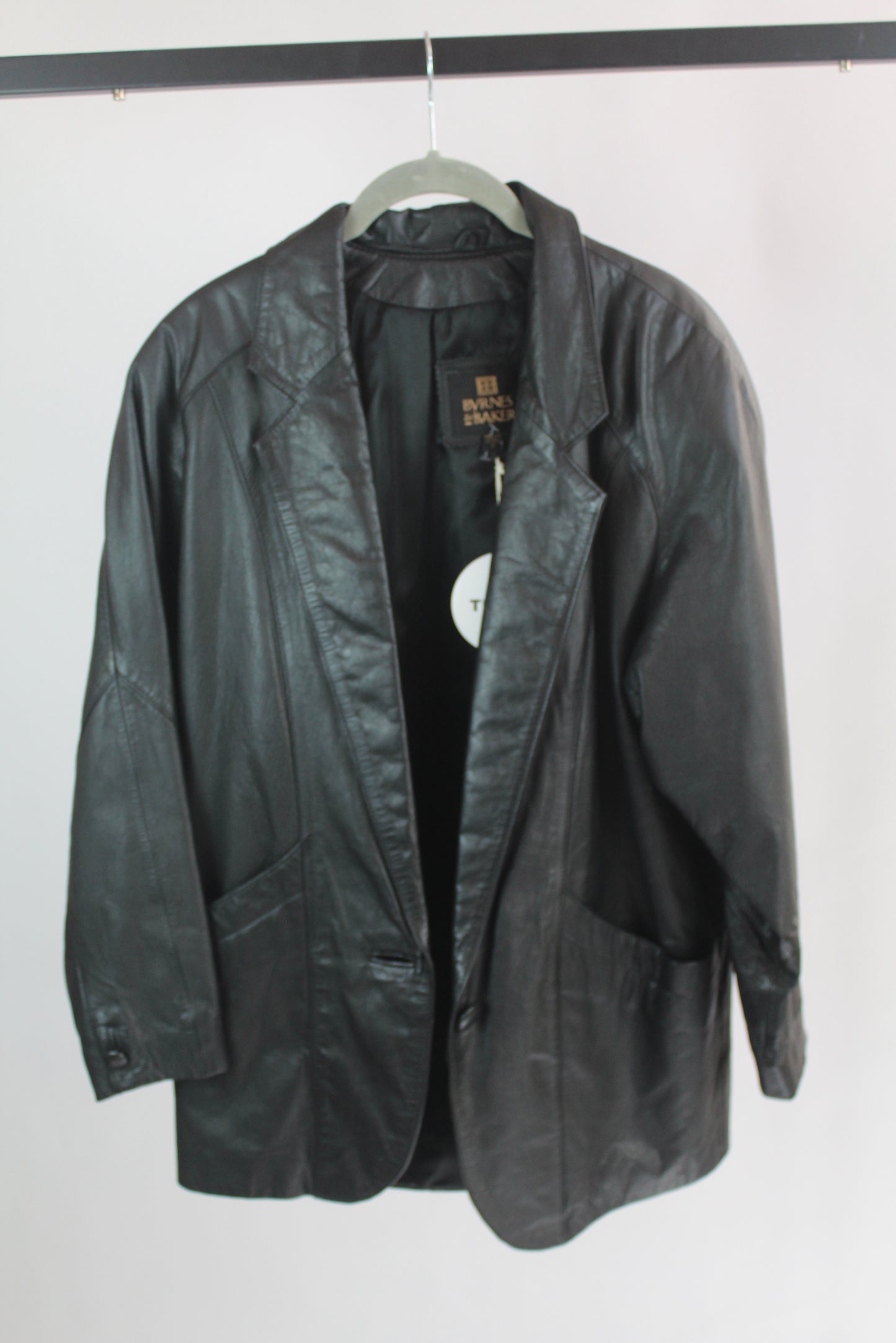 Women's Byrnes and Blaker Vintage Leather Blazer Size XS