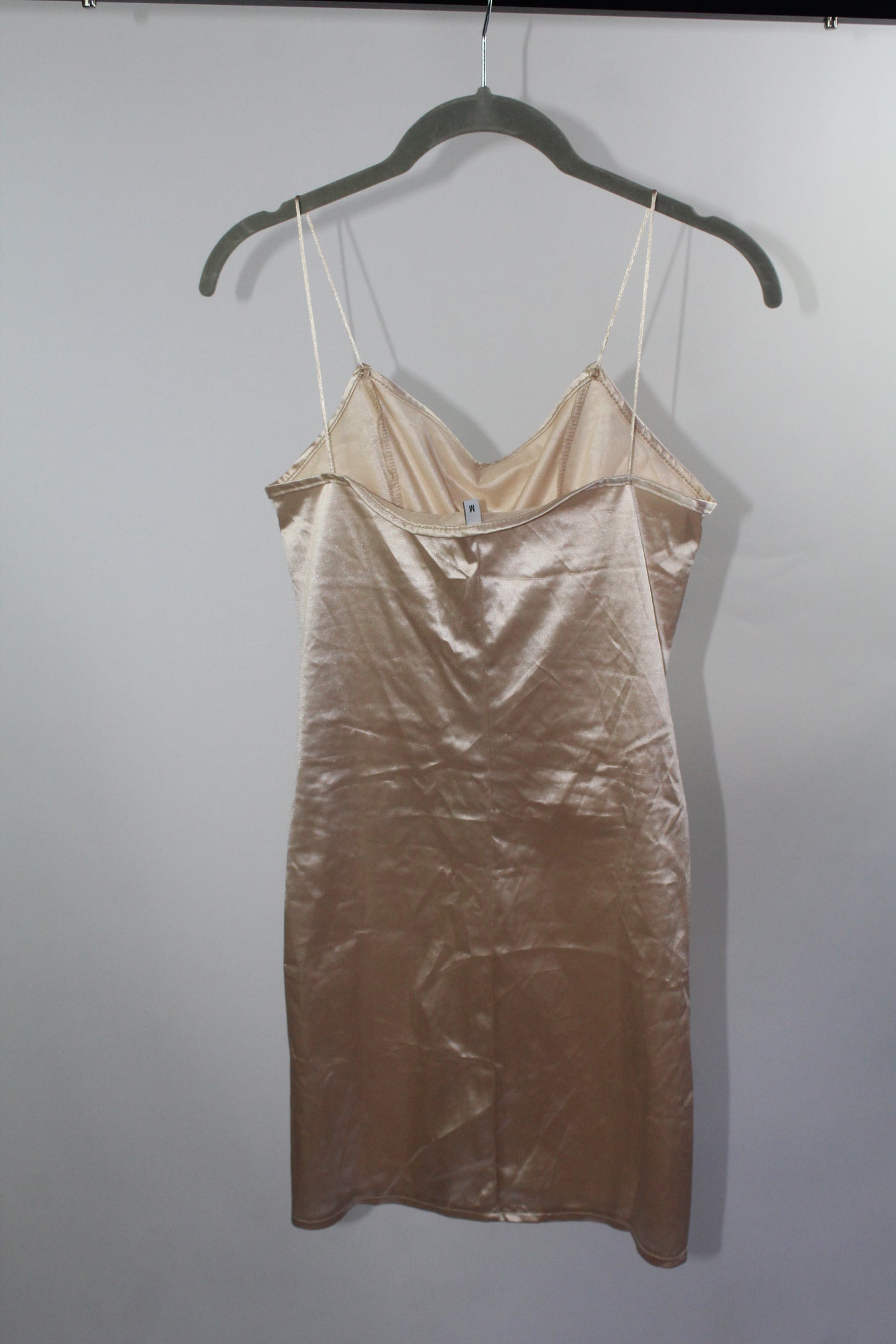 Silk Cream Women's Mini Dress Size Medium
