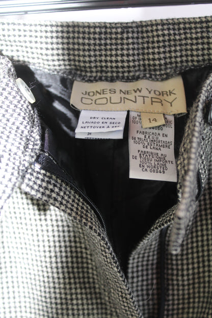 Vintage Women's Jones New York Country Plaid Trousers  Size 14