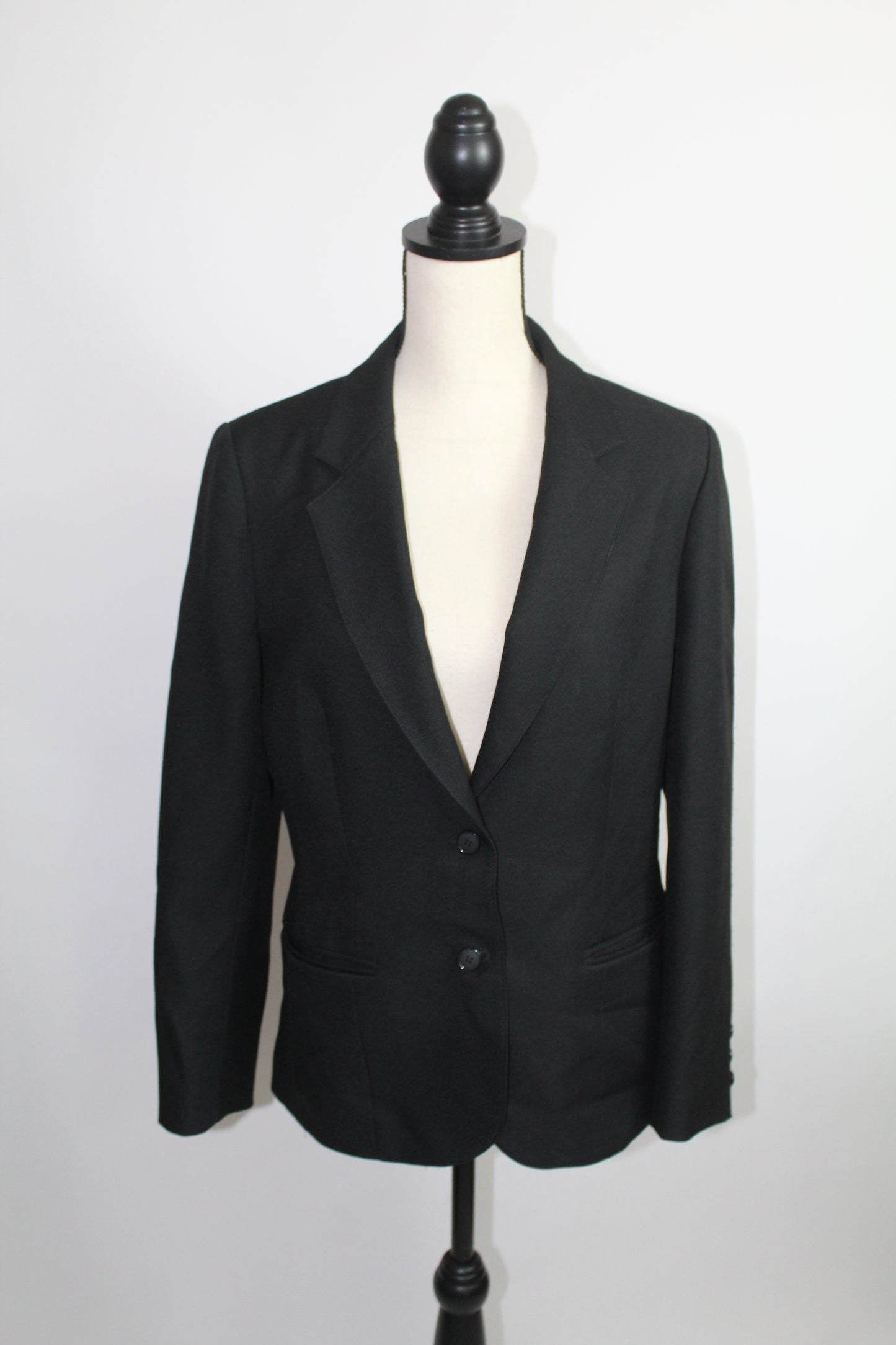Women's Vintage Black Blazer Haberdashery by Personal Size 8